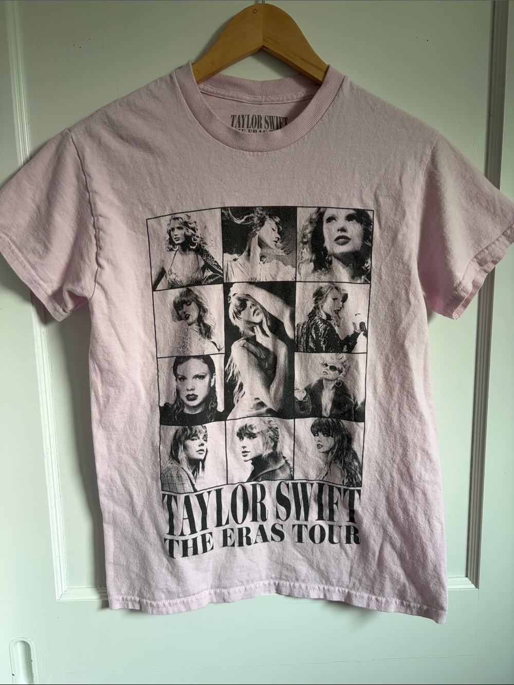 Taylor Swift Light Pink Eras Tour 2023-2024 Tour Tee - Small - Picture 1 of 5